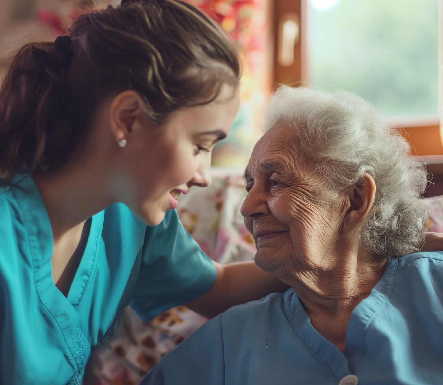 Doctor with patient